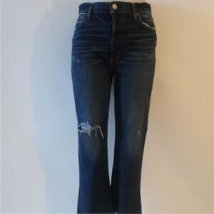 Moussy Dark Blue Vintage Distressed Jeans NWOT 29